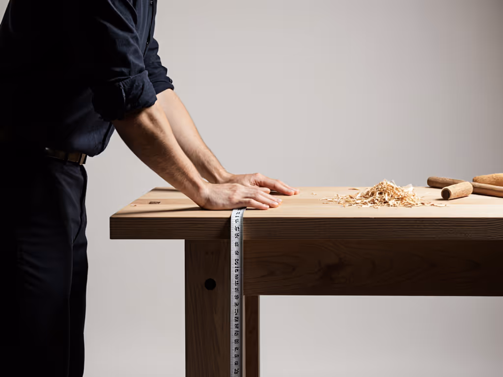 workbench height measurement technique