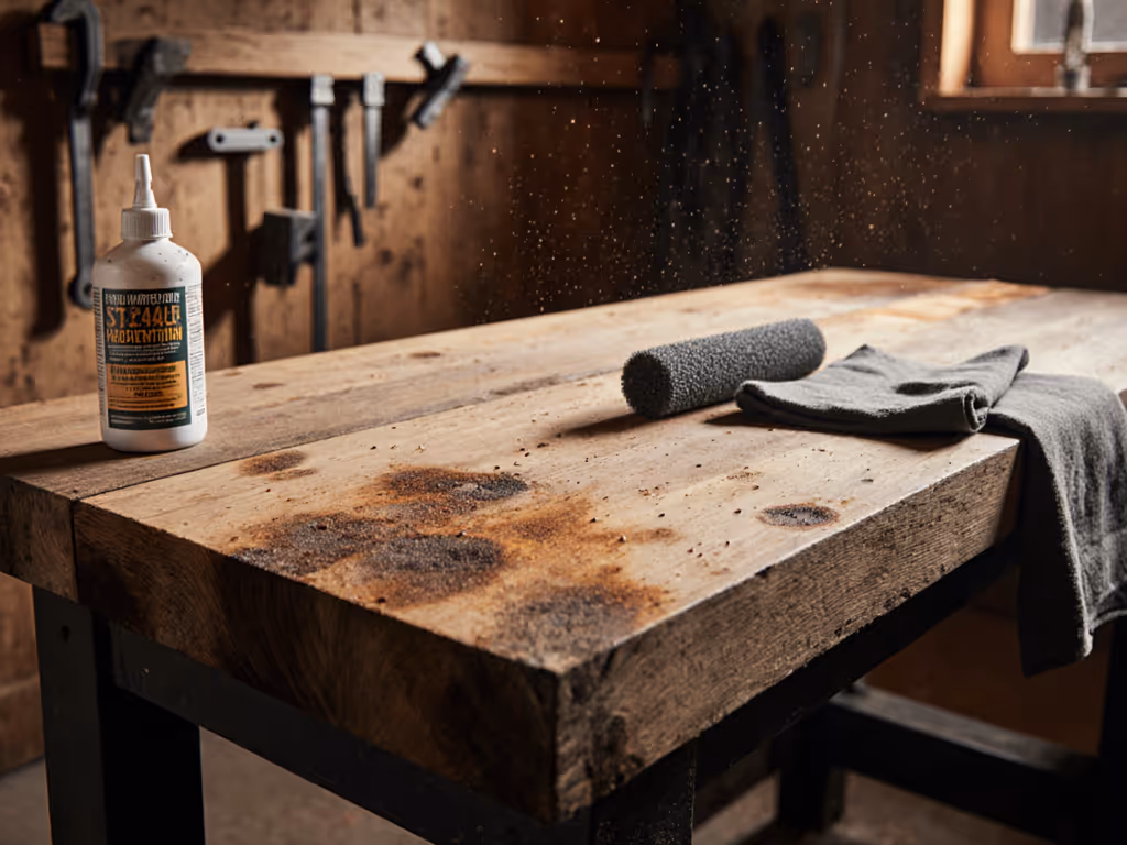 Workbench Top Longevity: Stop Rust and Glue Buildup