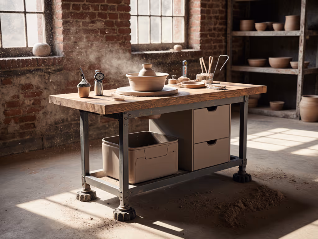Pottery Workbench Buying Guide: Vibration Control & Space Hacks