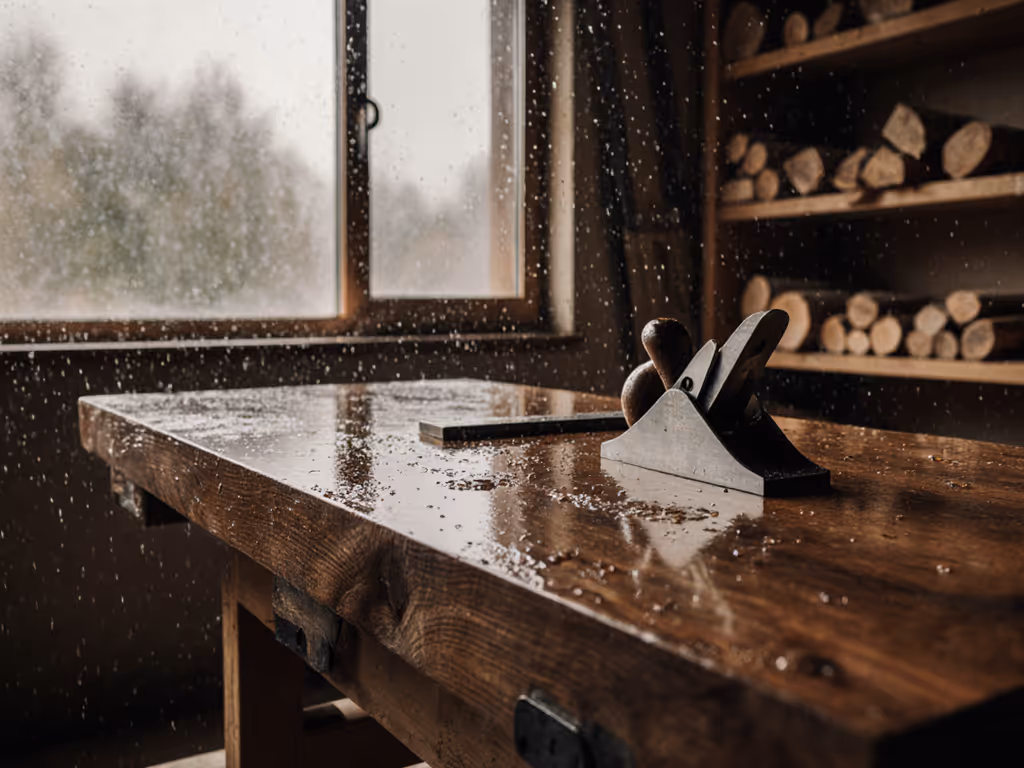 All-Weather Wooden Workbenches: No Rust No Warp