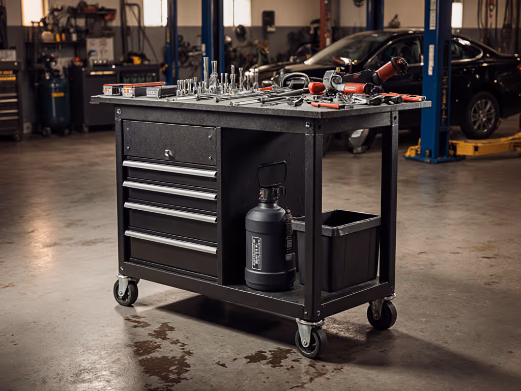Mobile Auto Workbench: 1,000lb Capacity Tested
