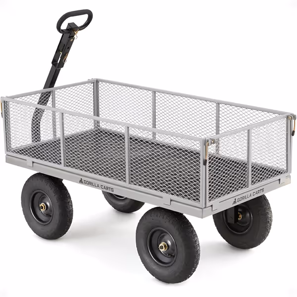 Gorilla Carts Steel Utility Cart