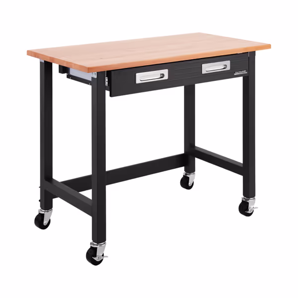Seville Classics UltraGraphite Wood Top Workbench