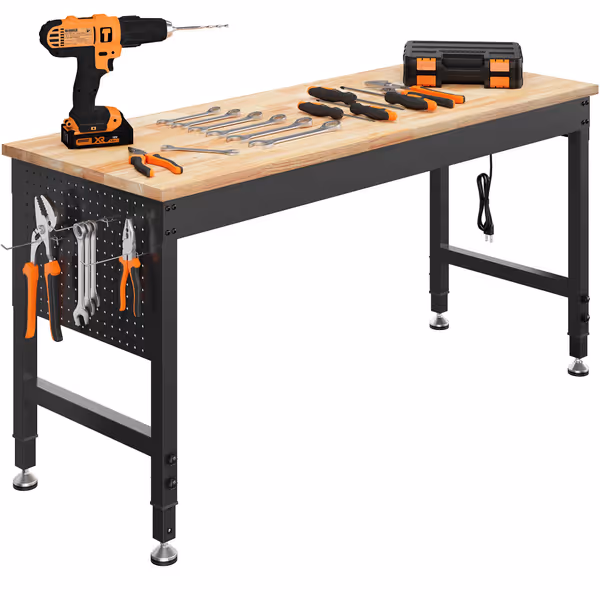60" Adjustable Heavy Duty Workbench